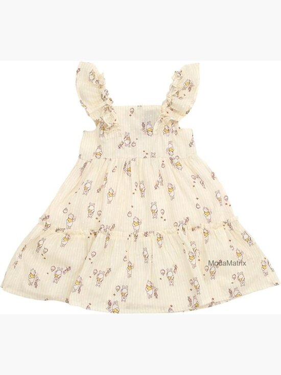 Other - Girls Sleeveless Flare Dress with Tiered Skirt - 3T